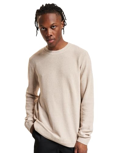 JACK & JONES JPRCCLUCAS Structure Knit Crew Neck von JACK & JONES
