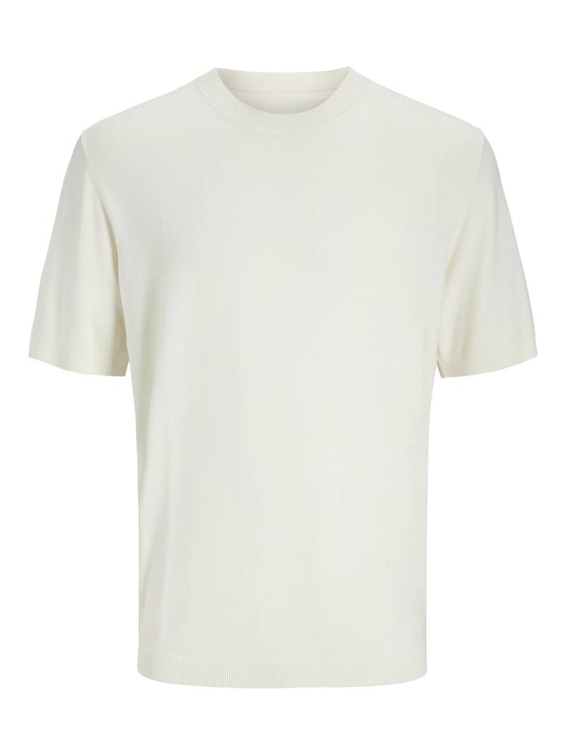 JACK&JONES - JPRCCWILLIAM KNIT CREW NECK SS SN cloud dancer - Gr. - XL von JACK&JONES