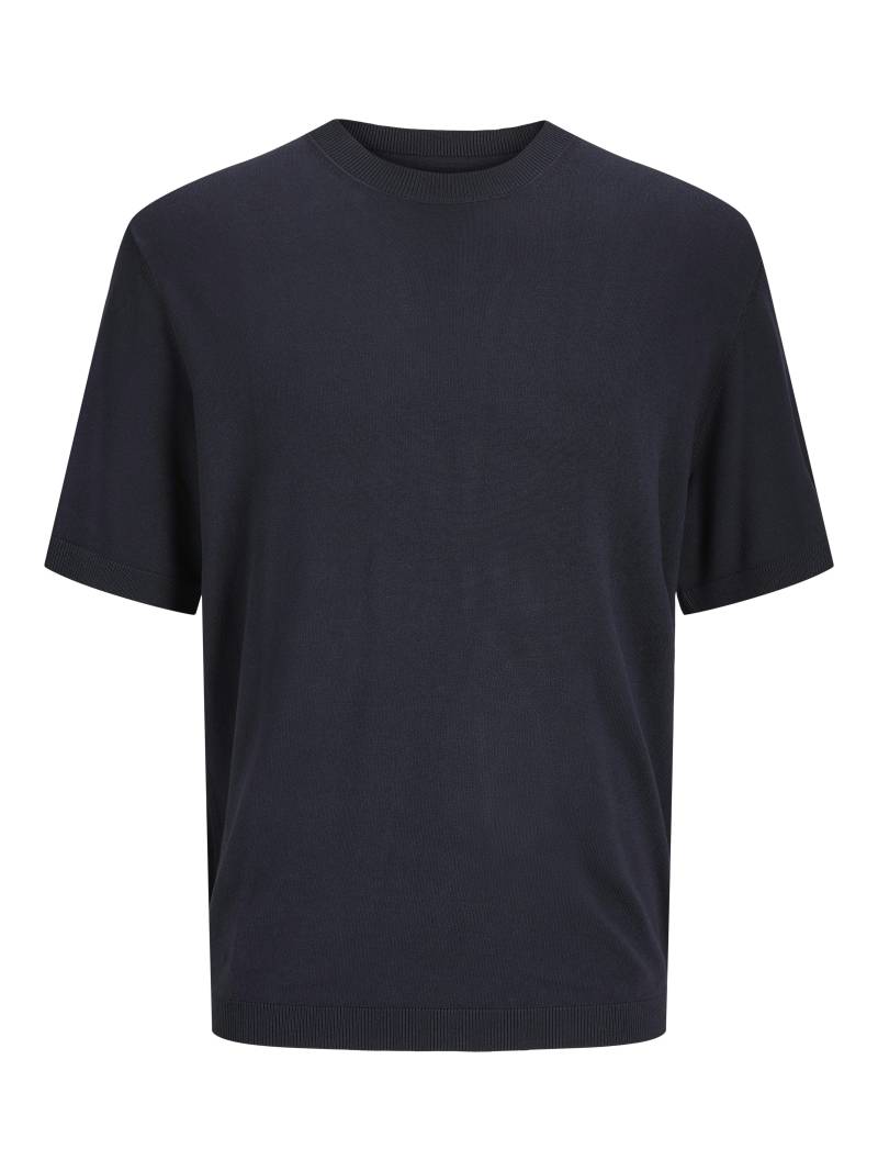 JACK&JONES - JPRCCWILLIAM KNIT CREW NECK SS SN night sky - Gr. - L von JACK&JONES