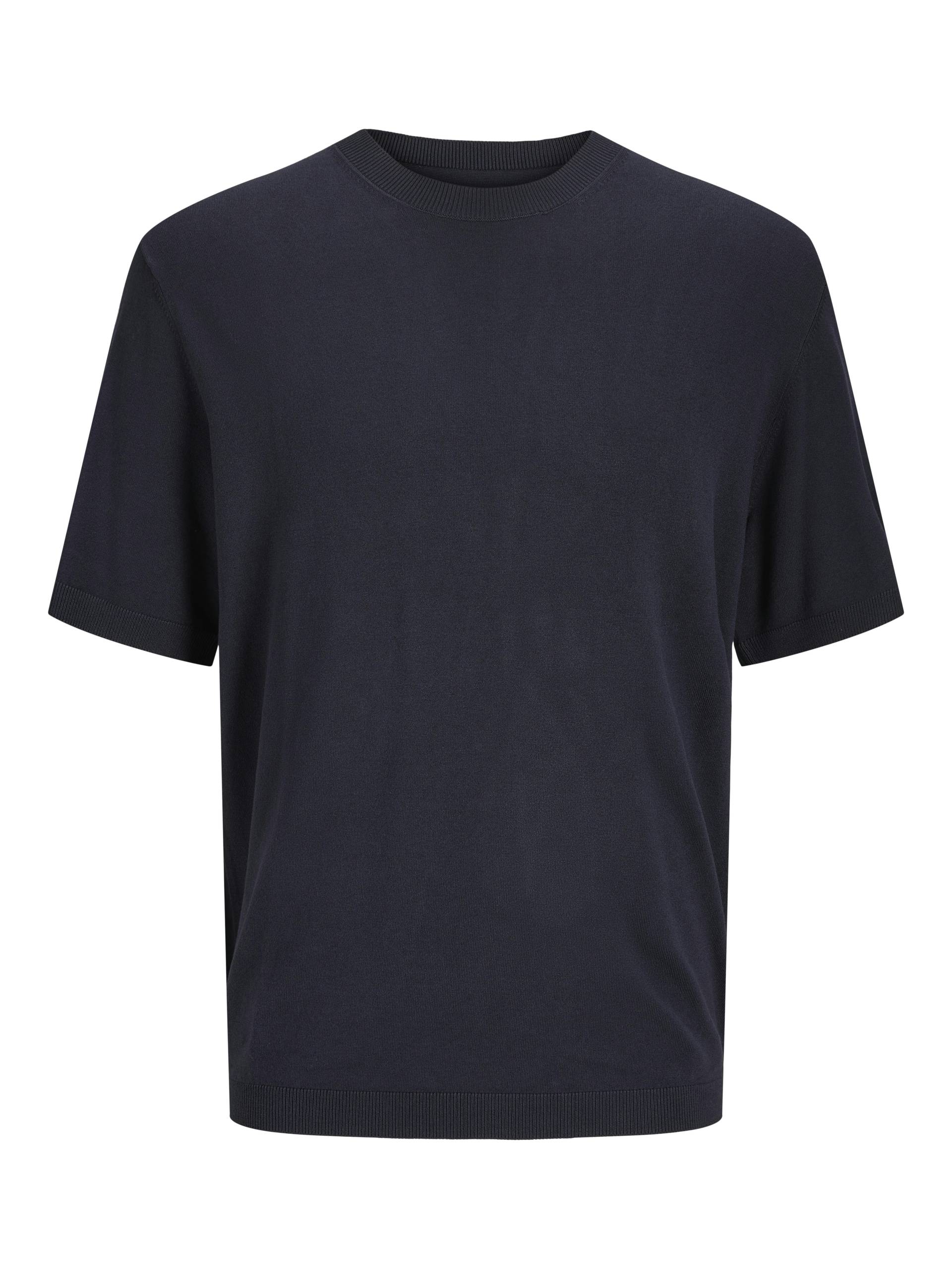 JACK&JONES - JPRCCWILLIAM KNIT CREW NECK SS SN night sky - Gr. - S von JACK&JONES