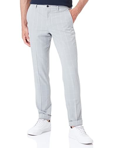 JACK & JONES Herren Jprfranco Check Trouser Sn Anzughose, Light Gray/Checks:super Slim Fit, 56 von JACK & JONES