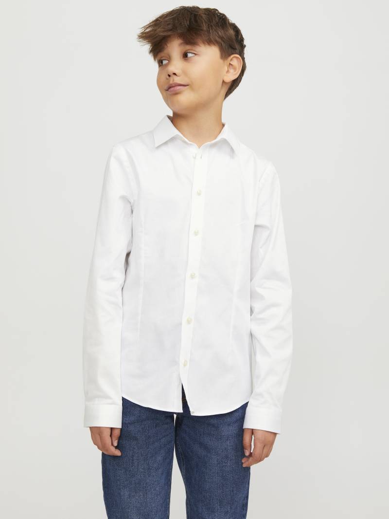 JACK&JONES - JPRPARMA SHIRT L/S NOOS JNR white - Gr. - 164 von JACK&JONES