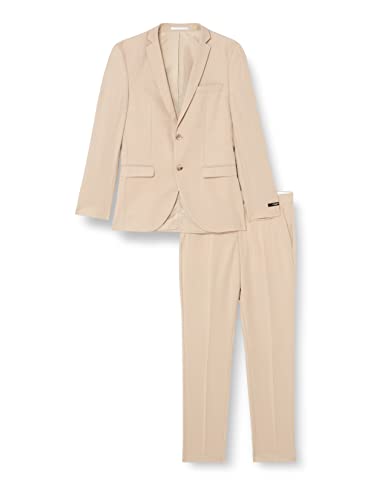 JACK&JONES Herren Jprsolaris Suit Noos Anzug, White Pepper/Fit:SUPER Slim, 60 von JACK & JONES