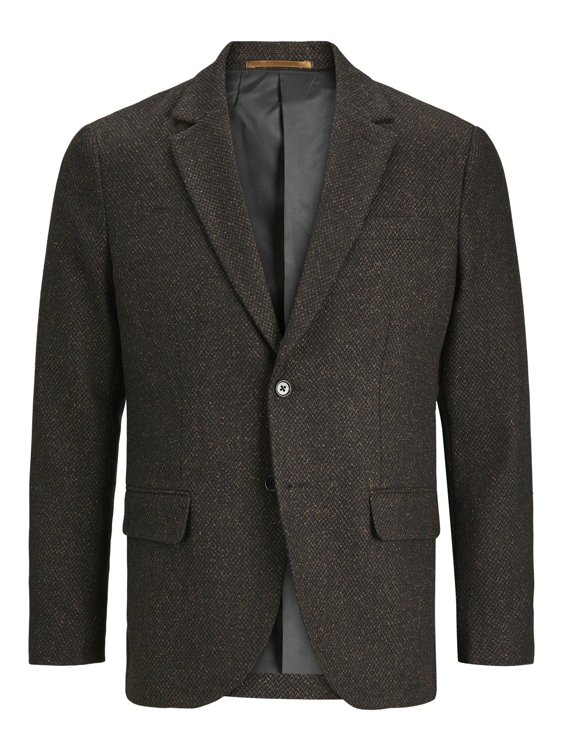 JACK&JONES - JPRTWEED BLAZER SLIM FIT chocolate torte - Gr. - 50 von JACK&JONES