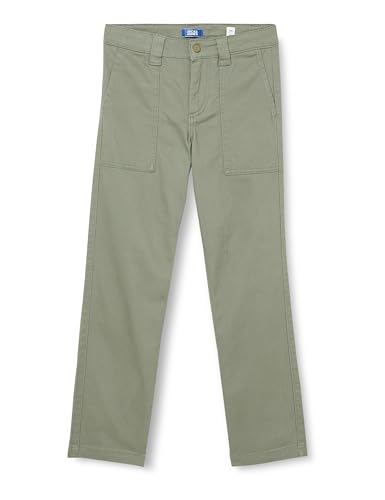 JACK & JONES Jungen Jpst Kane Jjort Wide Pants Noos Jnr Hose, Agave Green,128 von JACK & JONES