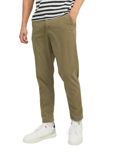 JACK & JONES Herren JPSTACE JJHARLOW Chino NOOS, Dusty Olive, 36W / 34L von JACK & JONES