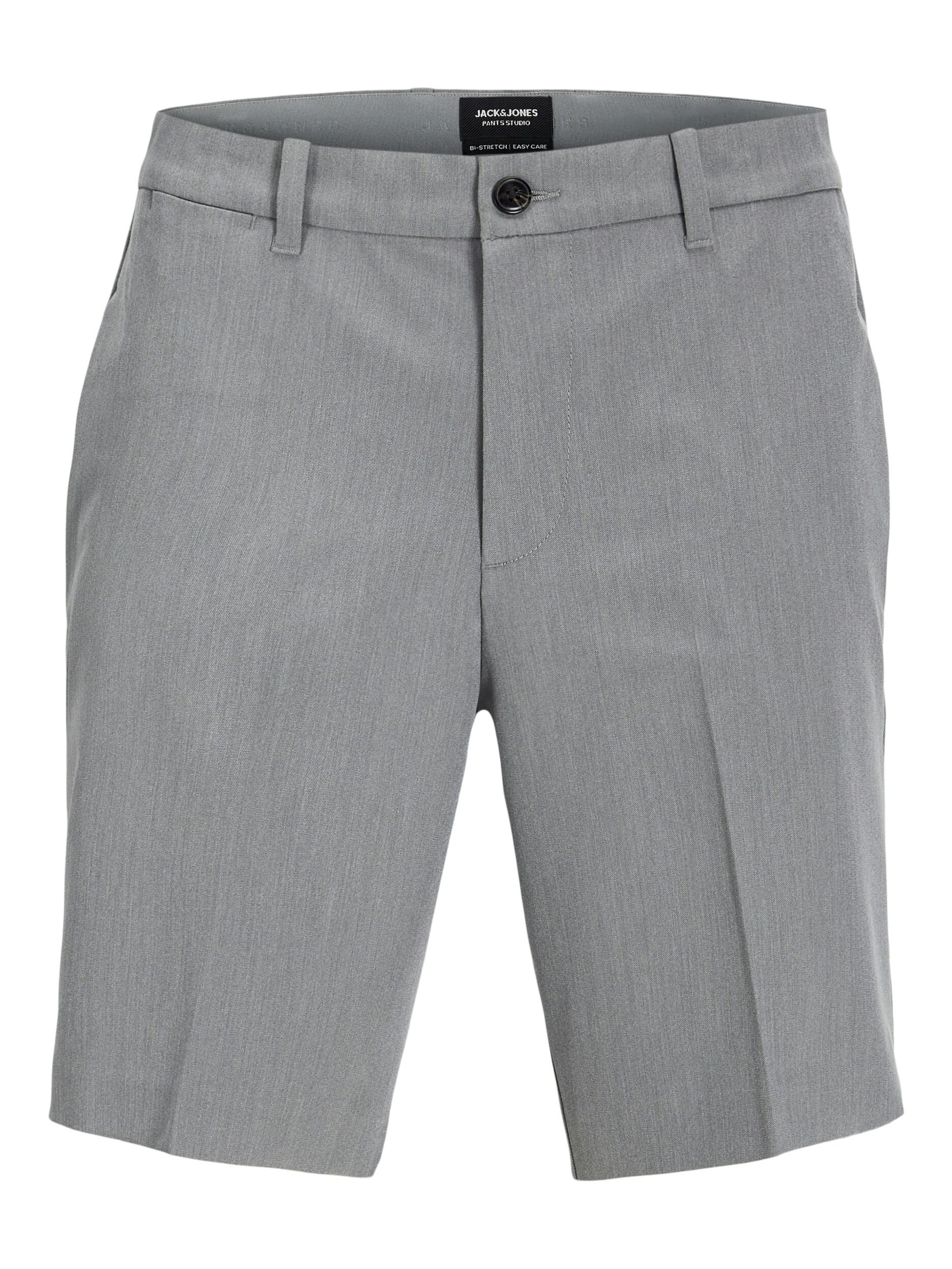 JACK&JONES - JPSTACE LEO CHINO SHORTS SRT SN grey melange - Gr. - M von JACK&JONES