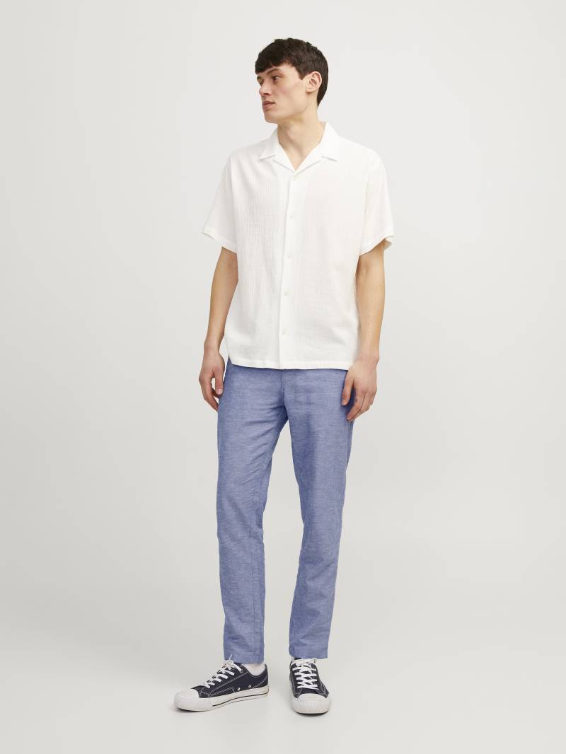 JACK&JONES - JPSTACE SUMMER LINEN BLEND CHINO PANT SN faded denim - Gr. - 31/32 von JACK&JONES