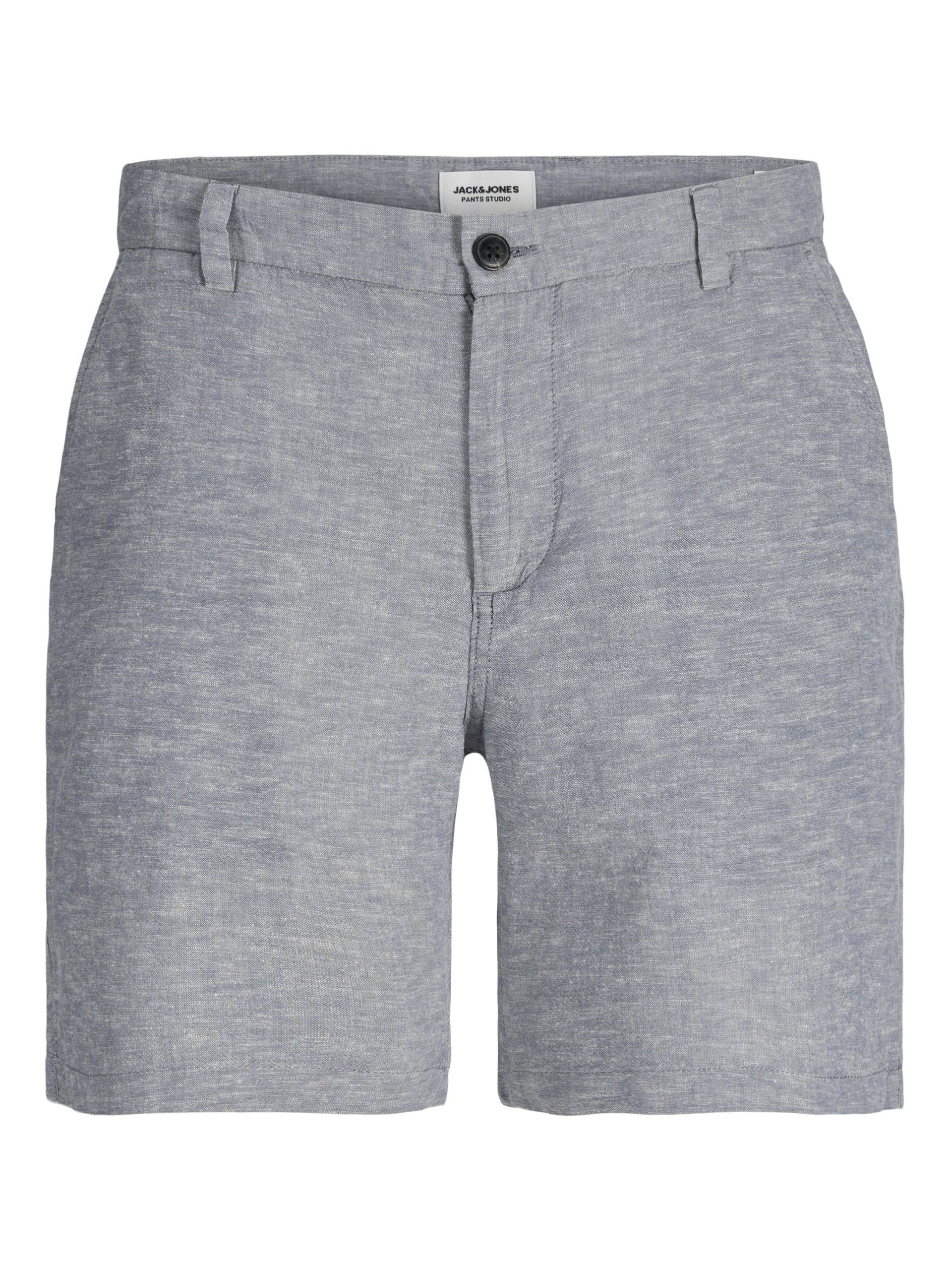 JACK&JONES - JPSTACE SUMMER LINEN BLEND SHORT SRT SN faded denim - Gr. - M von JACK&JONES