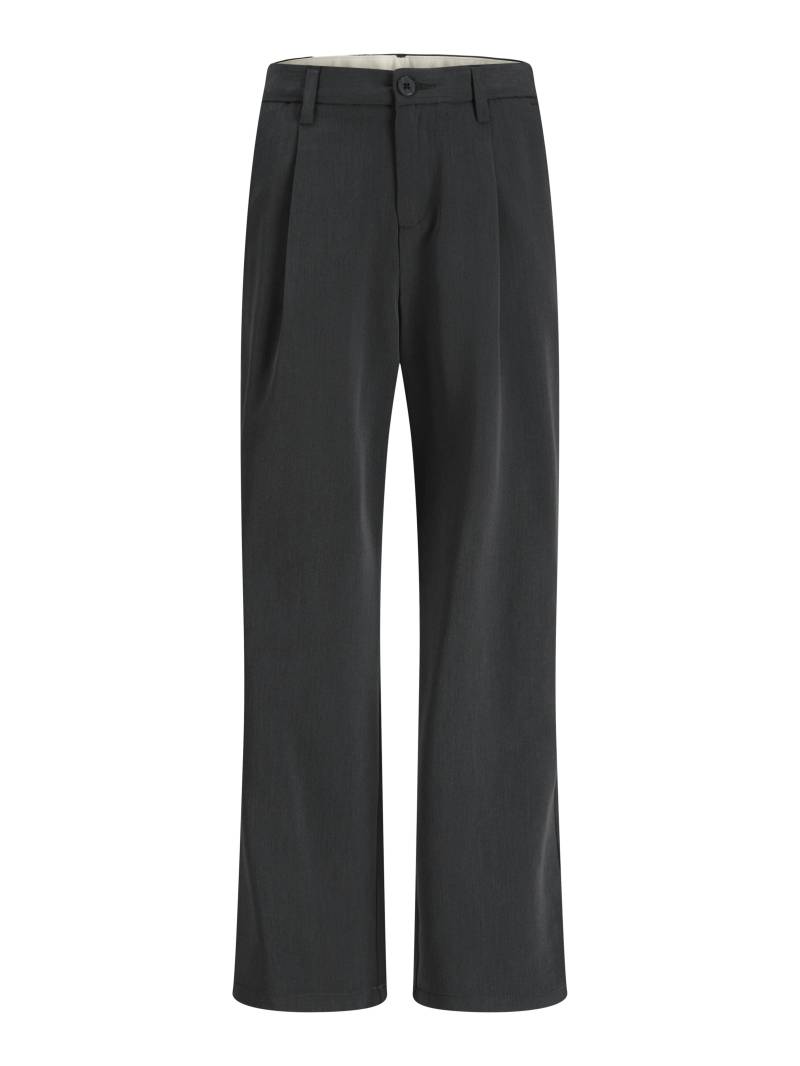 JACK&JONES - JPSTBILL BAMFORD PLEATED CHINO JNR dark grey melange - Gr. - 158 von JACK&JONES