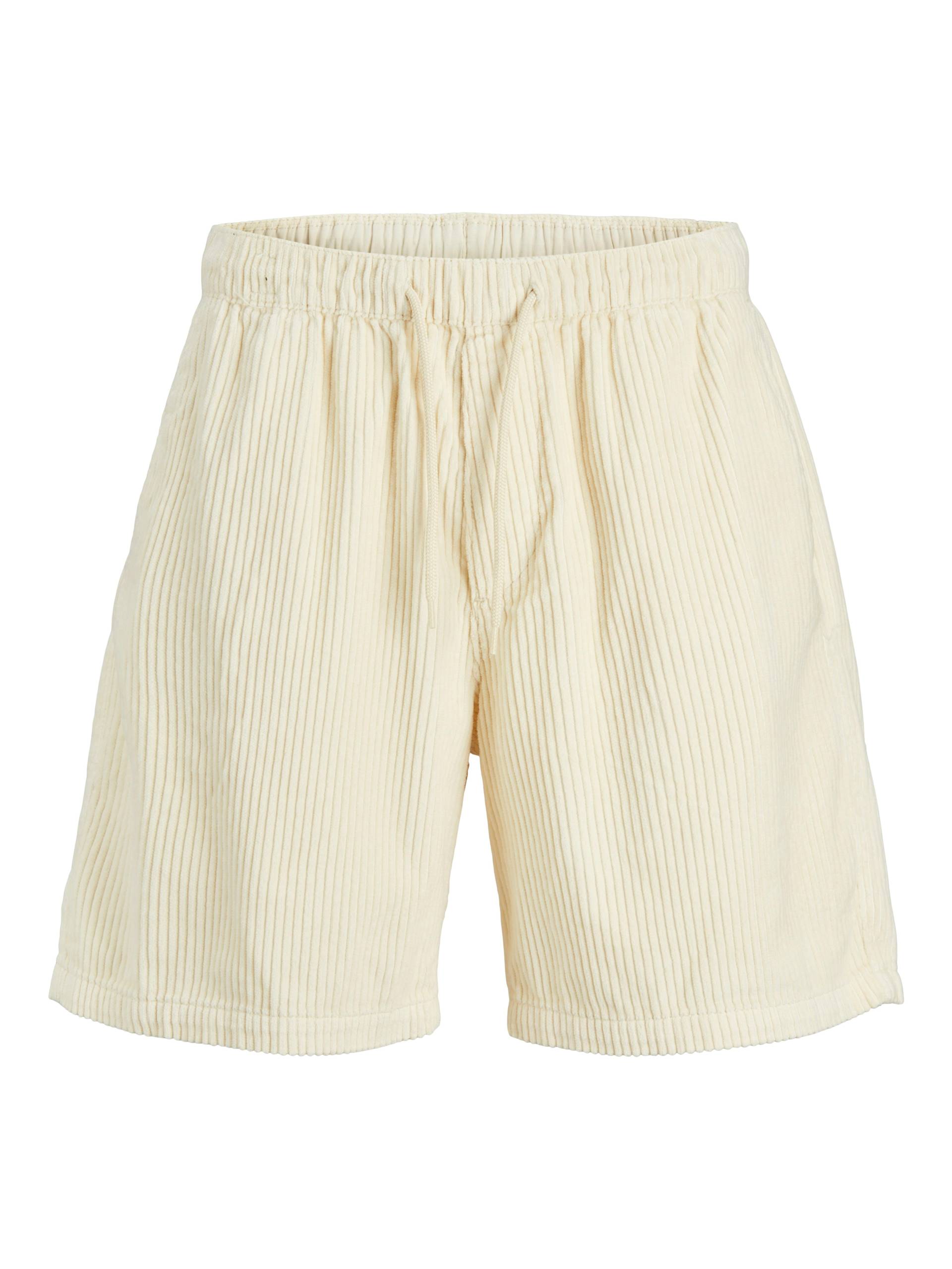 JACK&JONES - -JPSTBILL JJJUMBO CORDUROY JOGGER SHORT buttercream - Gr. - S von JACK&JONES