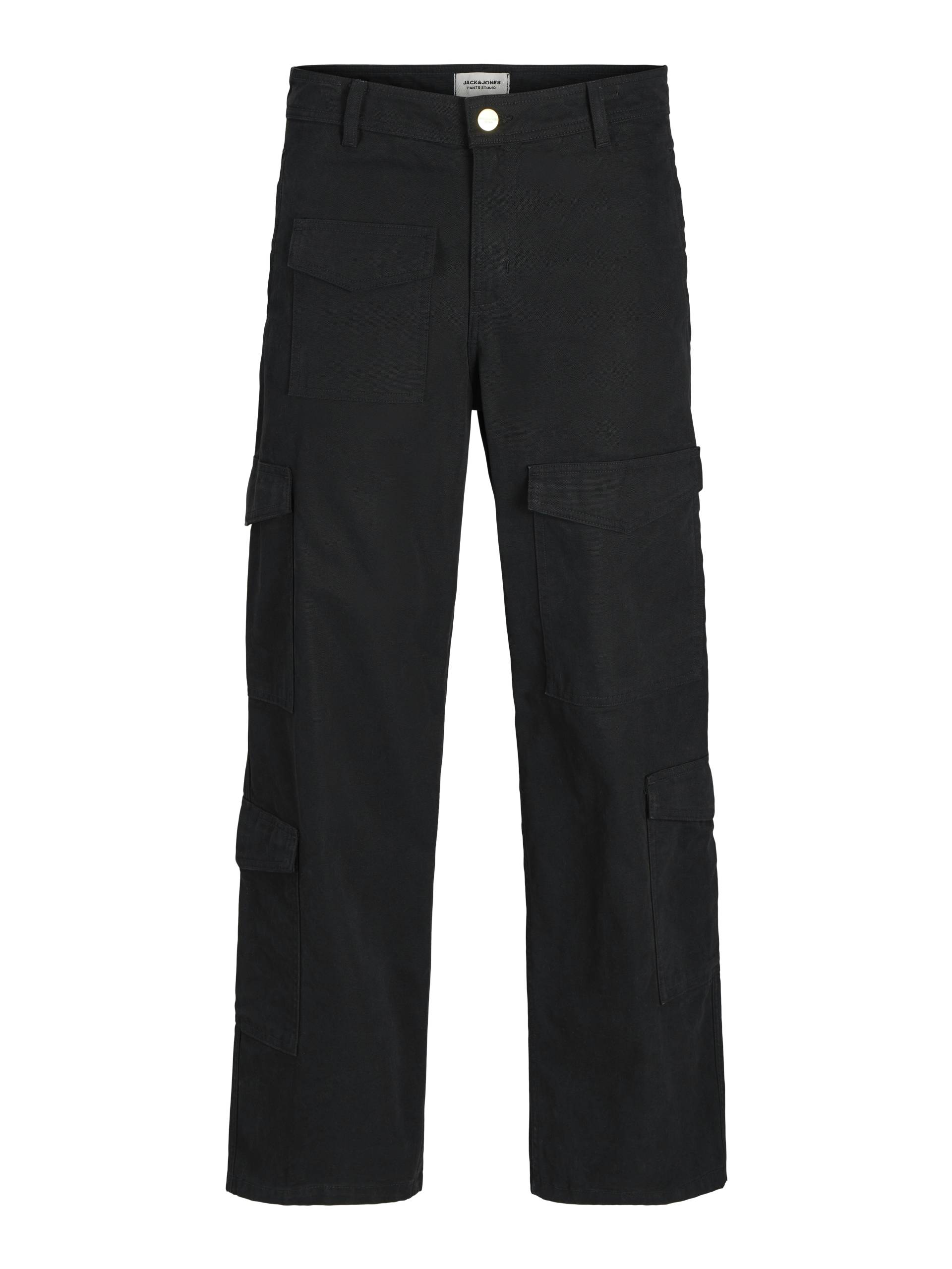 JACK&JONES - JPSTBILL JJRUSH MULTI POCKET CARGO black - Gr. - 29/32 von JACK&JONES