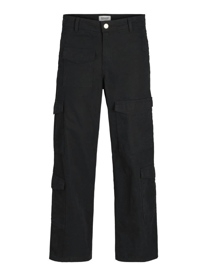 JACK&JONES - JPSTBILL JJRUSH MULTI POCKET CARGO black - Gr. - 32/32 von JACK&JONES