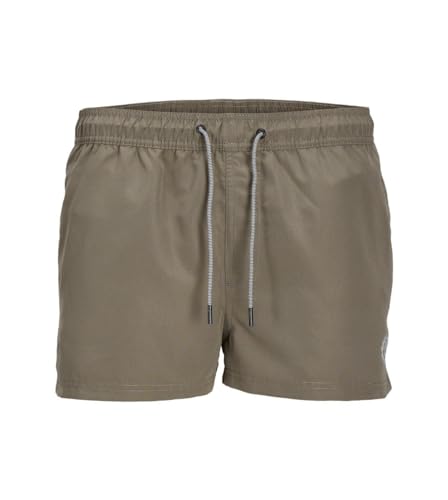 JACK & JONES JPSTBORA Bora JJSWIM SOLID LY Badeshorts 12253265,Bungee Cord,S von JACK & JONES