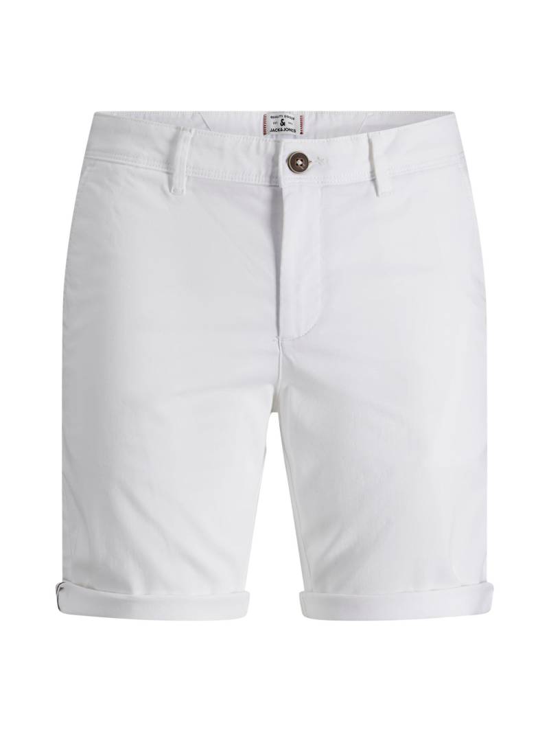 JACK&JONES - JPSTBOWIE SHORTS SOLID REG SN white - Gr. - M von JACK&JONES