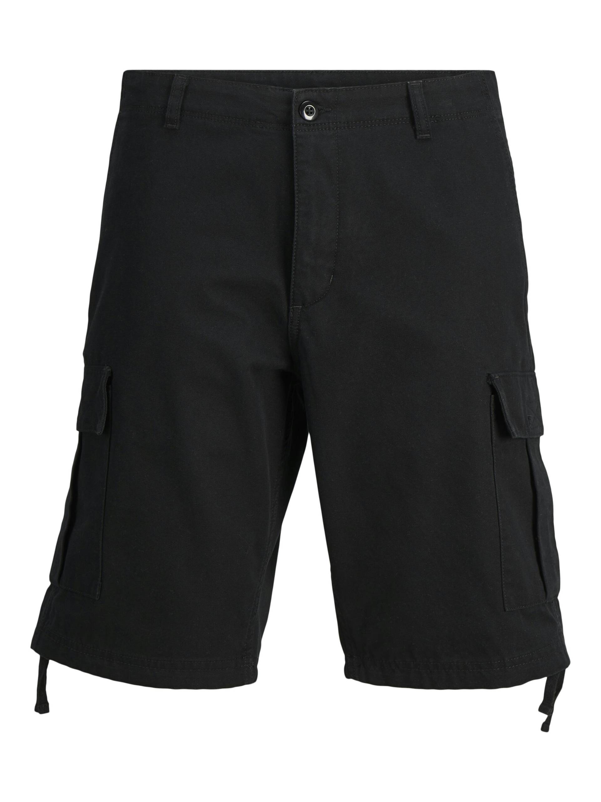 JACK&JONES - JPSTCOLE BARKLEY CARGO SHORTS MID SN black - Gr. - S von JACK&JONES
