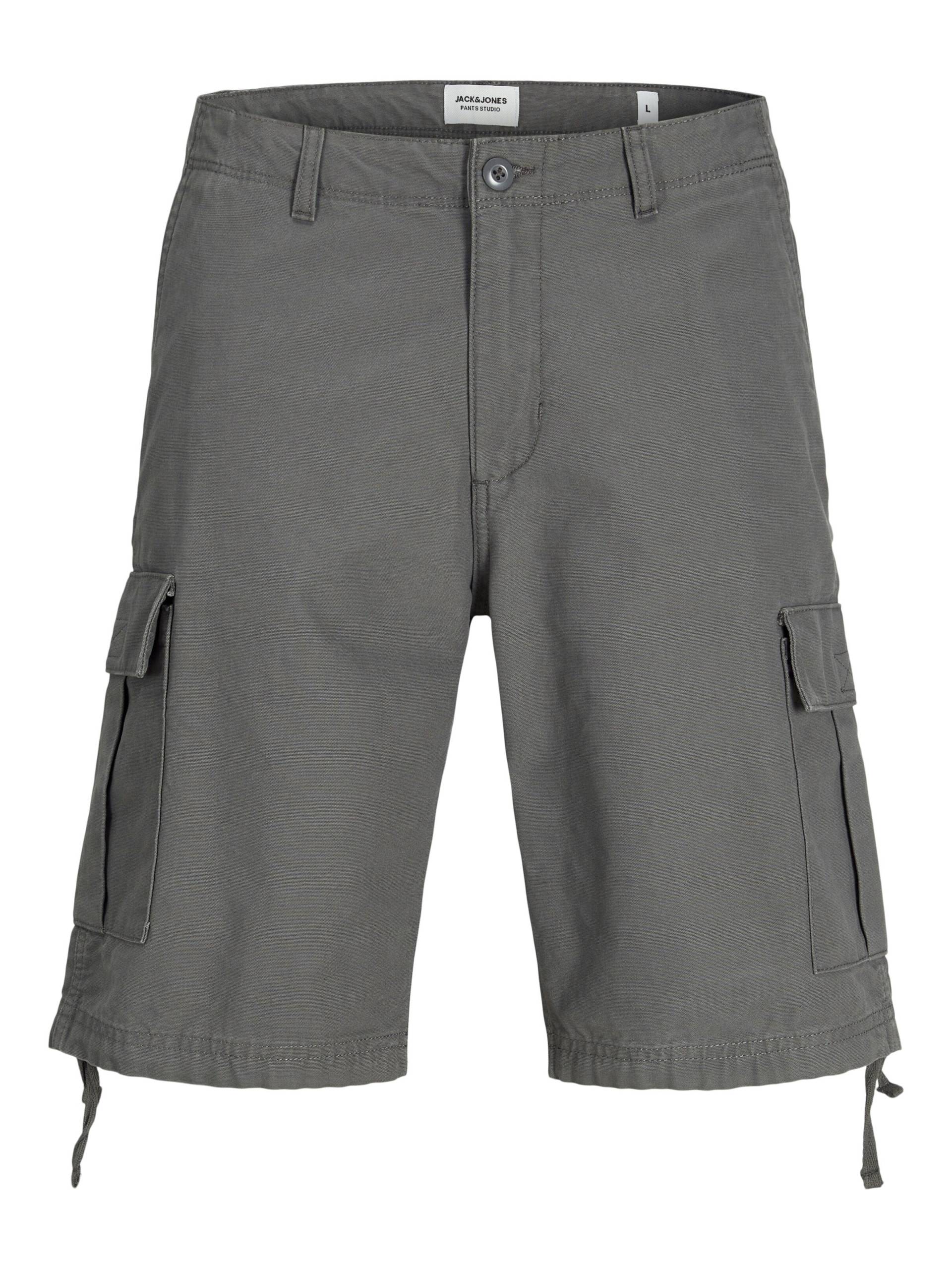 JACK&JONES - JPSTCOLE BARKLEY CARGO SHORTS MID SN castlerock - Gr. - S von JACK&JONES