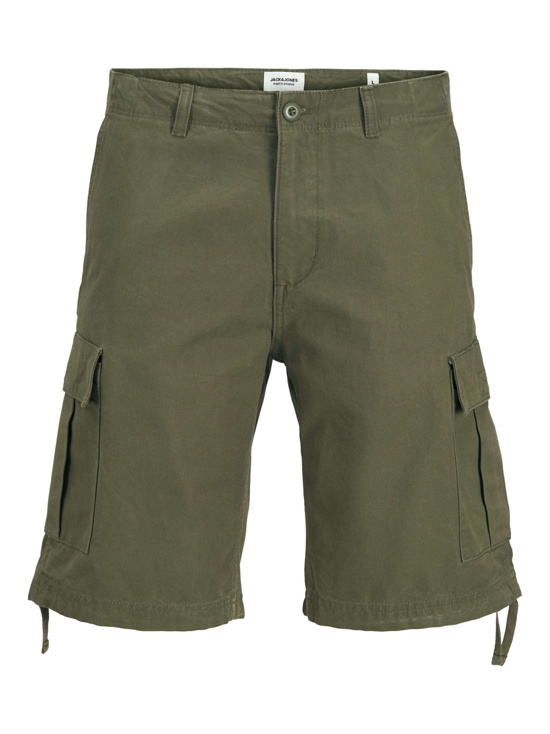 JACK&JONES - JPSTCOLE BARKLEY CARGO SHORTS MID SN olive night - Gr. - L von JACK&JONES