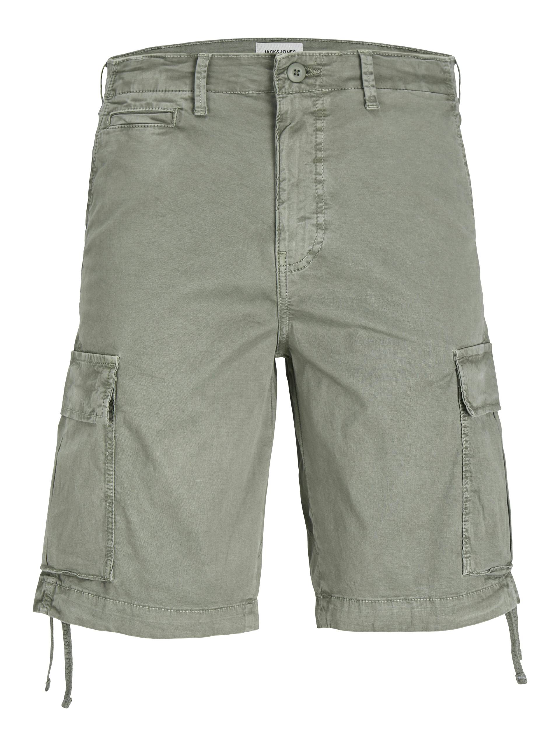 JACK&JONES - JPSTCOLE TUCKER CARGO SHORTS LNG SN agave green - Gr. - S von JACK&JONES
