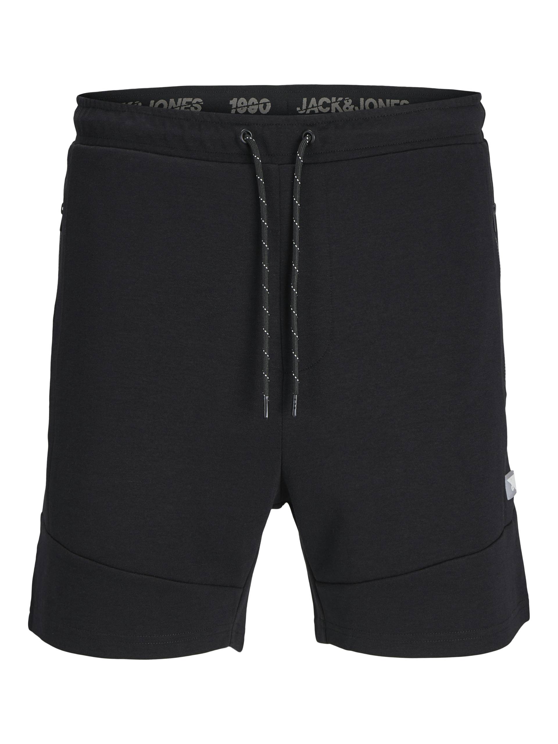 JACK&JONES - JPSTGORDON AIR SWEAT SHORTS SRT SN black - Gr. - L von JACK&JONES