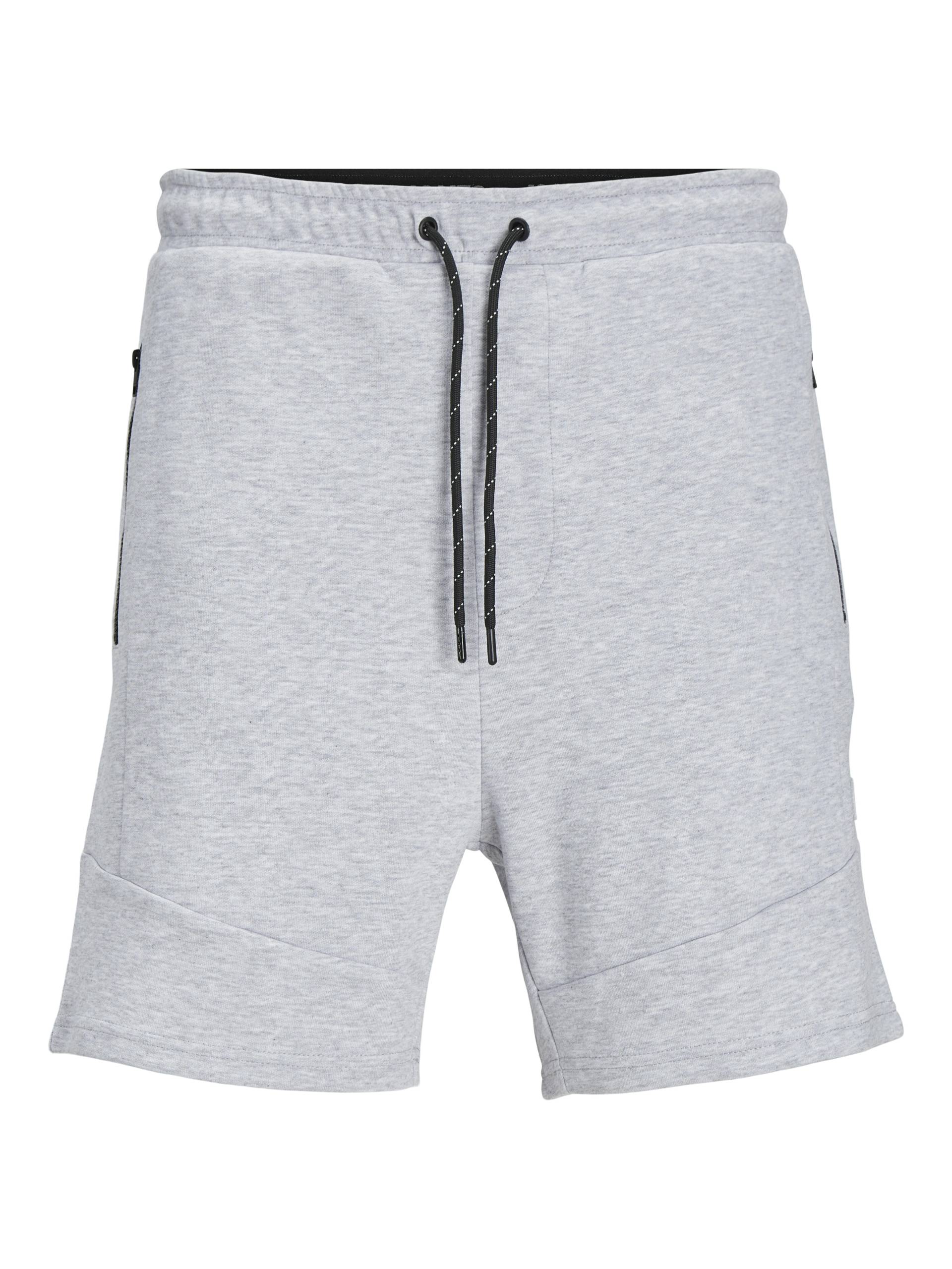 JACK&JONES - JPSTGORDON AIR SWEAT SHORTS SRT SN light grey melange - Gr. - XXL von JACK&JONES