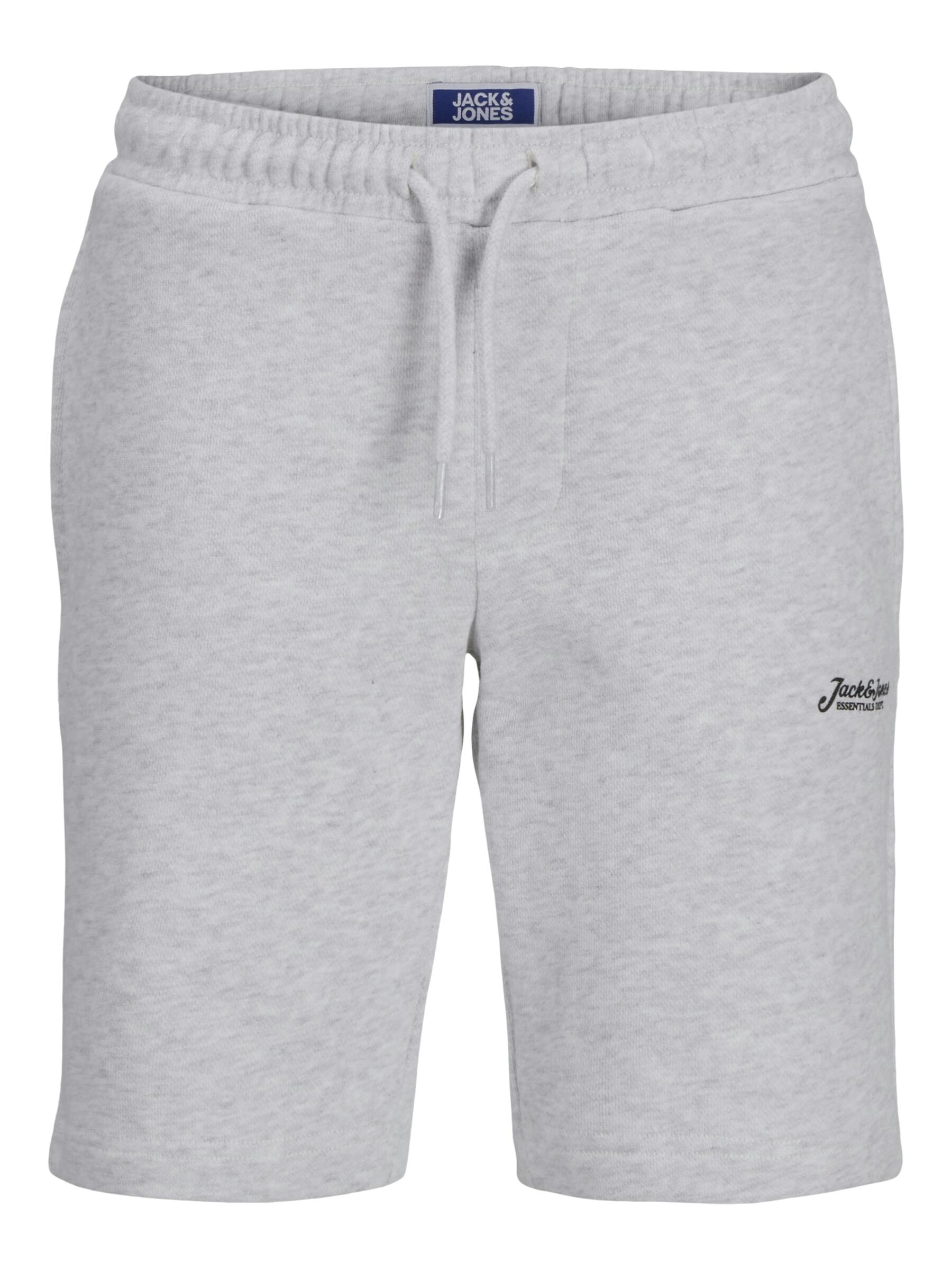 JACK&JONES - JPSTGORDON JJBEAU SWEAT SHORTS JNR white melange - Gr. - 128 von JACK&JONES