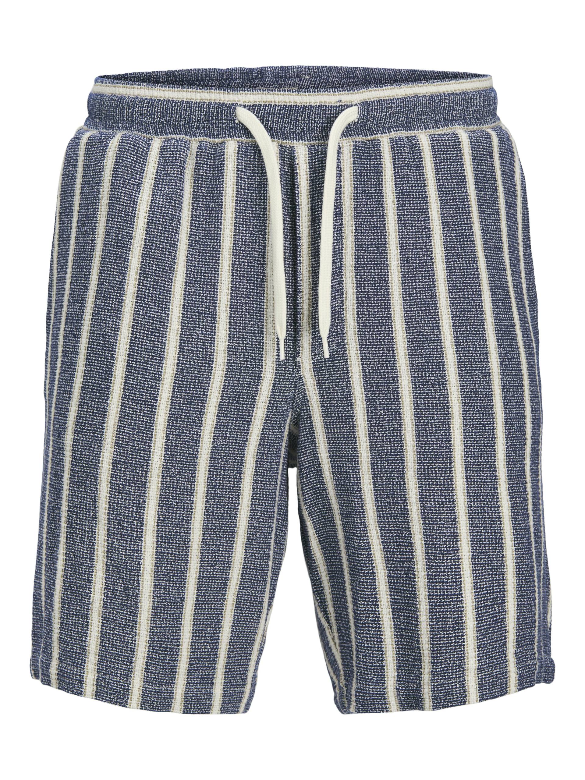 JACK&JONES - JPSTJAIDEN COBA STRIPE JOG SHORTS REG SN ocean cavern - Gr. - M von JACK&JONES