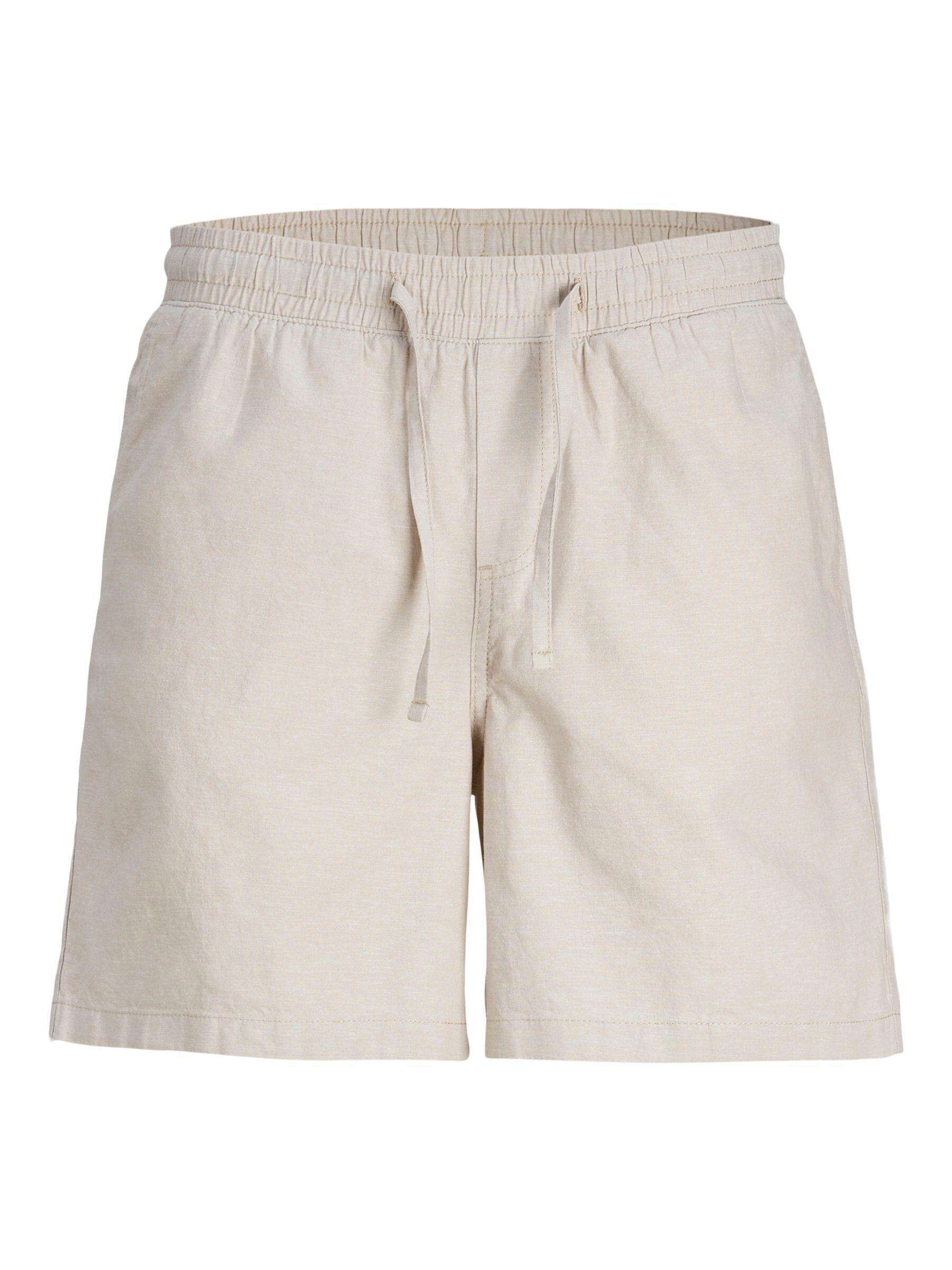 JACK&JONES - JPSTJAIDEN SUMMER LINENBLENDSHORT REG SN crockery - Gr. - L von JACK&JONES