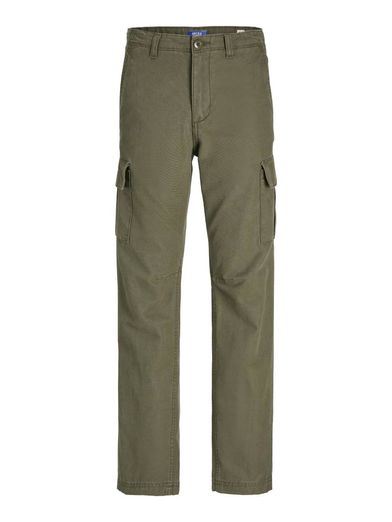 JACK&JONES - JPSTKANE JJBARKLEY CARGO PANT NOOS JNR olive night - Gr. - 140 von JACK&JONES