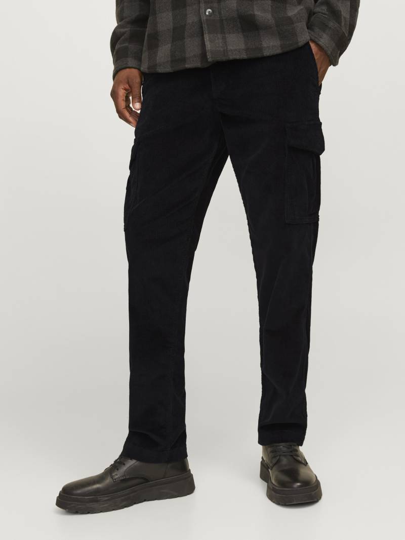 JACK&JONES - JPSTKANE JJBASIC CORDUROY CARGO black - Gr. - 32/34 von JACK&JONES