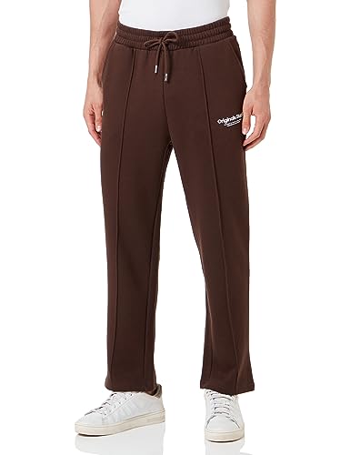 JACK & JONES Herren Jpstkane Jjvesterbro Sweat Pants Sn Jogginghose, Chocolate Brown, L von JACK & JONES