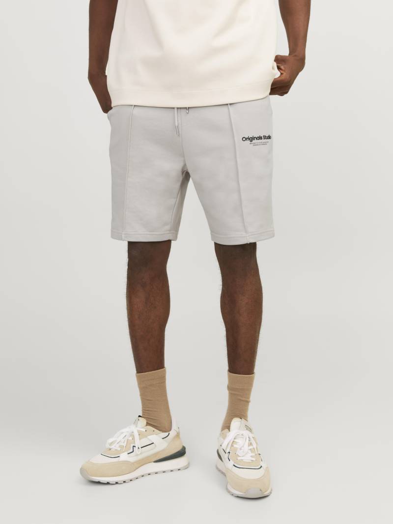 JACK&JONES - JPSTKANE VESTERBRO SWEAT SHORTS MID SN moonbeam - Gr. - M von JACK&JONES