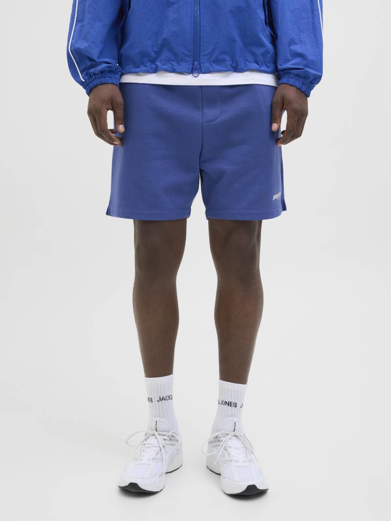 JACK&JONES - JPSTKARL UNION SWEAT SHORTS LNG SN beaucoup blue - Gr. - M von JACK&JONES