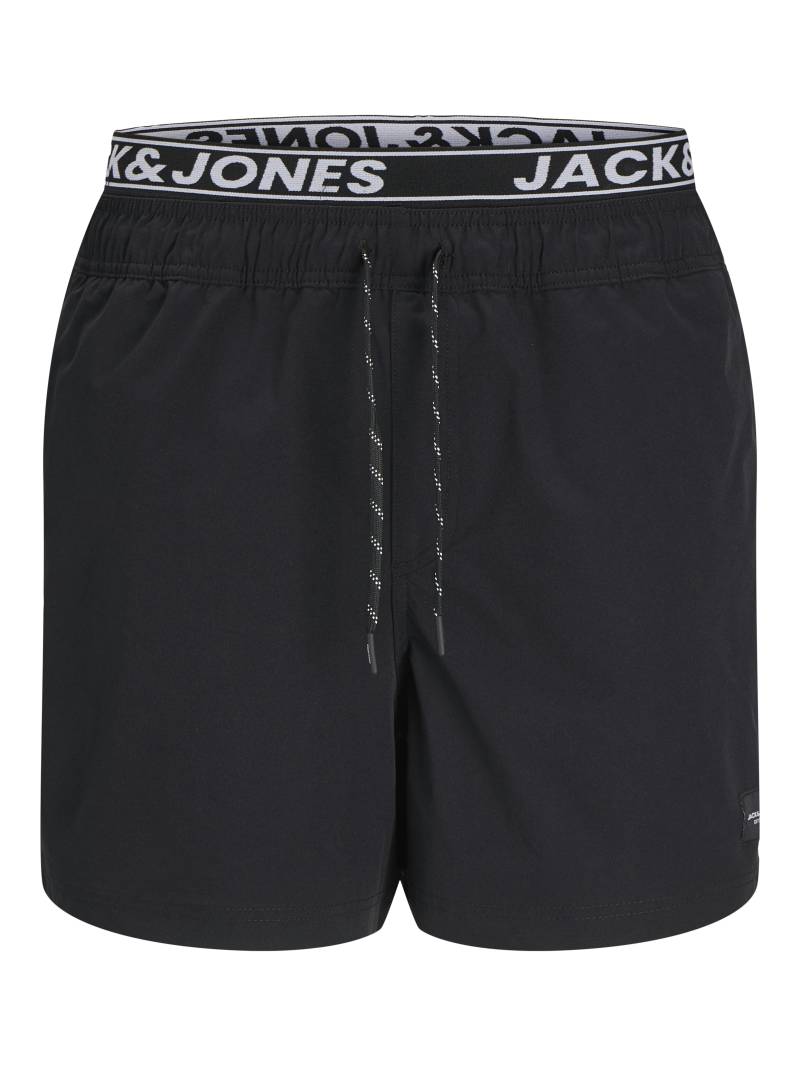 JACK&JONES - JPSTMAUI JJSWIM DB WB AKM SN JNR black - Gr. - 140 von JACK&JONES