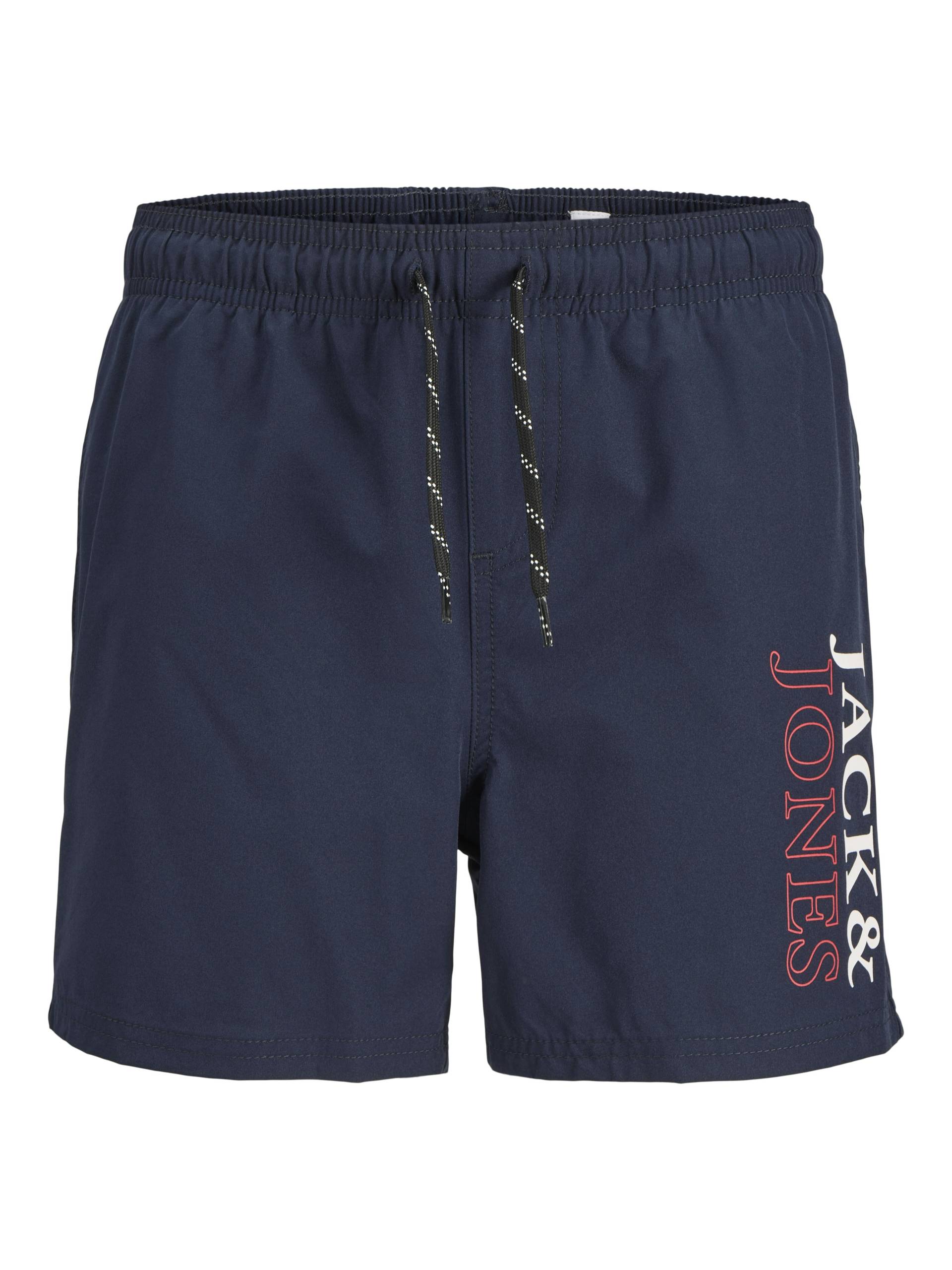 JACK&JONES - JPSTMAUI JJSWIM DOUBLE LOGO AKM SN JNR navy blazer - Gr. - 152 von JACK&JONES