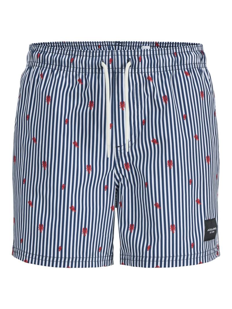 JACK&JONES - JPSTMAUI JJSWIM MINI STRIPE AKM JNR navy blazer - Gr. - 152 von JACK&JONES