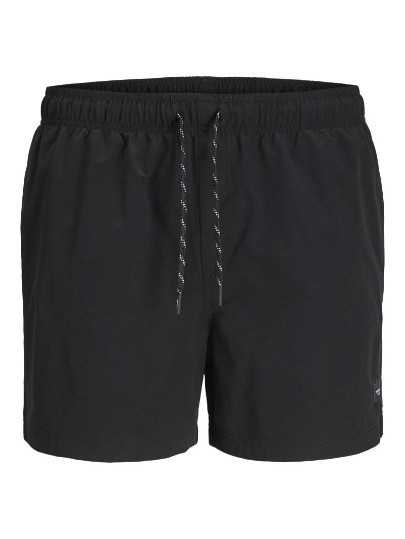 JACK&JONES - JPSTMAUI JJSWIM SOLID AKM SN black - Gr. - M von JACK&JONES