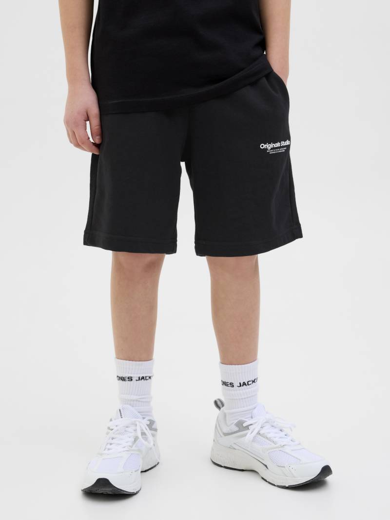 JACK&JONES - JPSTVESTERBRO SWEAT SHORTS GMS SN JNR black - Gr. - 140 von JACK&JONES