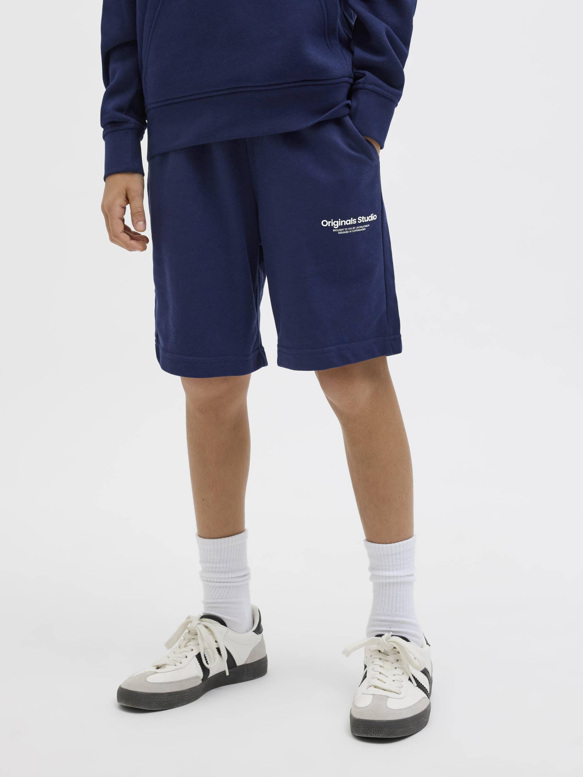 JACK&JONES - JPSTVESTERBRO SWEAT SHORTS GMS SN JNR ocean cavern - Gr. - 152 von JACK&JONES