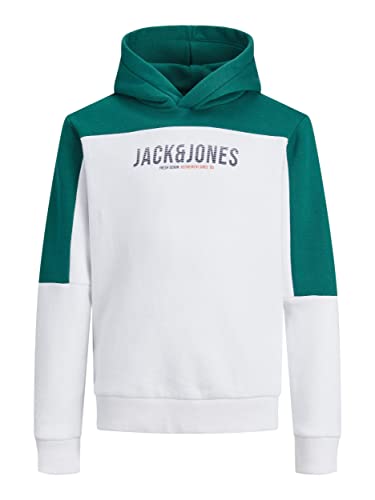 JACK&JONES JUNIOR Boy's JJEDAN Blocking Sweat Hood NOOS JNR Kapuzenpullover, Storm, 152 von JACK & JONES