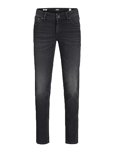 JACK&JONES JUNIOR Boy's JJIGLENN JJORIGINAL MF 2350 JNR NOOS Jeans, Black Denim, 146 von JACK & JONES