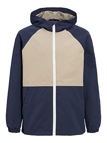 JACK & JONES JUNIOR Boy's JORLUKE Jacket SN JNR Jacke, Crockery/Detail:JNR Navy Blocking, 128 von JACK & JONES