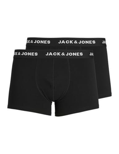 JACK & JONES JUNIOR Herren Jacjon Trunks 2 Pack Noos Jnr, Black, Numeric_152 (2er Pack) von JACK & JONES