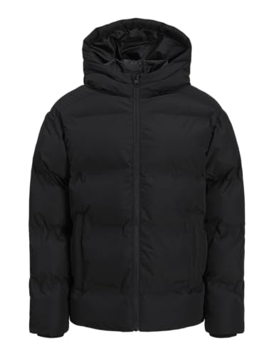 JACK & JONES JUNIOR Herren Jjesoho Puffer Hood Sn Jnr, Black, Numeric_164 von JACK & JONES
