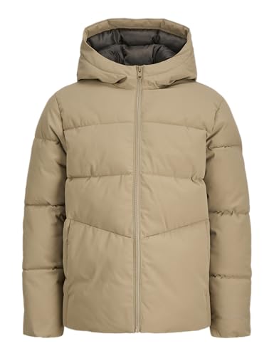 JACK & JONES JUNIOR Herren Jjglobal Puffer Jacket Jnr, Elmwood, Numeric_152 von JACK & JONES