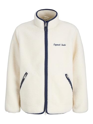 JACK & JONES JUNIOR Herren Jornorrebro Teddy Jacket Jnr, Cloud Dancer, Numeric_164 von JACK & JONES
