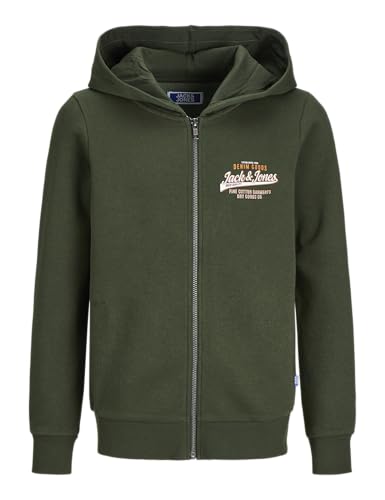 JACK&JONES JUNIOR JJELOGO SWT Zip Hood 2COL 24/25 NOOS MNI von JACK & JONES