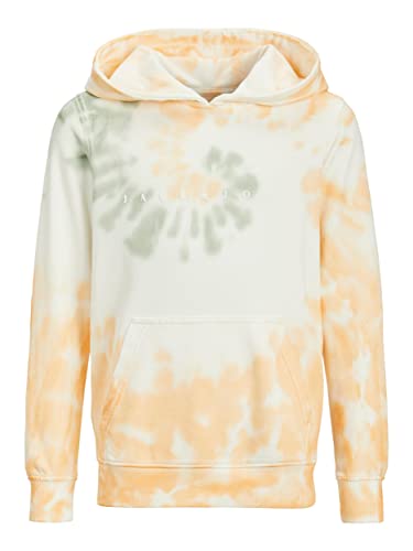 JACK&JONES JUNIOR Jungen JORCOPENHAGEN TIE DYE Sweat Hood JNR Sweatshirt, Cloud Dancer, 128 von JACK & JONES