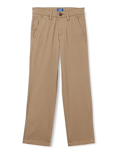 JACK & JONES JUNIOR Jungen JPSTKANE JJBOWIE SA JNR Chino-Hose, Beige, 152 von JACK & JONES