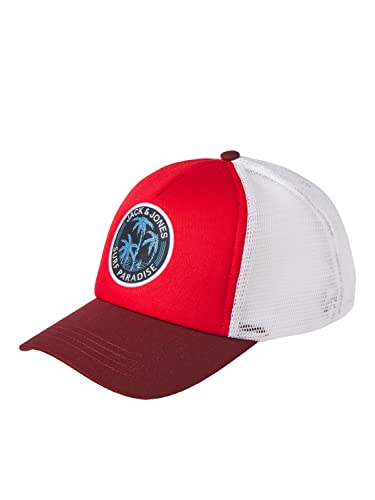 JACK & JONES JUNIOR Jungen Jacbyron Surf Trucker Cap Jnr Hut, Barbados Cherry, L/XL von JACK & JONES